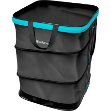 GARDENA Gartenabfallsack PopUp Rechteckig, Größe M(schwarz/türkis, 127 Liter)
