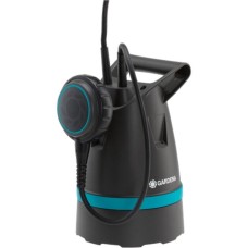 GARDENA Klarwasser-Tauchpumpe 8600 BASIC, Tauch- / Druckpumpe(schwarz/türkis, 400 Watt)
