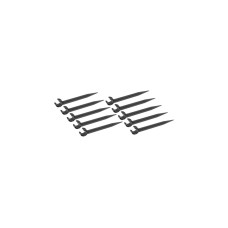 GARDENA MDS-Rohrhalter für Verlegerohr 13mm (1/2"), Halterung(grau, 10 Stück)