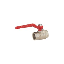 GARDENA Messing-Kugelhahn IG 26,5mm (G 3/4"), Wasserhahn(silber/rot)