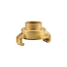 GARDENA Messing Schnellkupplungs-Gewindestück IG 21mm (G 1/2"), Hahnstück