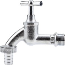 GARDENA Messing-Wasserhahn 1/2"(chrom, für 13mm-Schläuche)