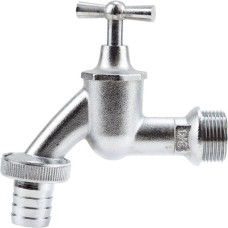 GARDENA Messing-Wasserhahn 3/4"(chrom, für 19mm-Schläuche)