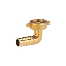 GARDENA Messing Winkelverschraubung 26,5mm (G 3/4"), Schlauchstück(für 13mm (1/2") Schläuche)