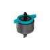 GARDENA Micro-Drip-System Regulierbarer Endtropfer 1-8 l/h, druckkompensierend(schwarz/türkis, 5 Stück, Modell 2023)