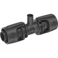 GARDENA Micro-Drip-System T-Stück für Sprühdüsen, 13mm (1/2"), Verbindung(dunkelgrau, 5 Stück, Modell 2023)