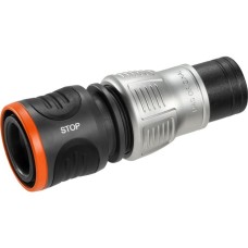 GARDENA Premium Wasserstop 13mm (1/2") - 15mm (5/8"), Schlauchstück(grau/silber)