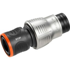 GARDENA Premium Wasserstop 19mm (3/4"), Schlauchstück(grau/silber)