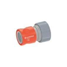 GARDENA Profi-System Übergangsstück 19mm (3/4"), Kupplung(orange/grau, mit Wasserstop)
