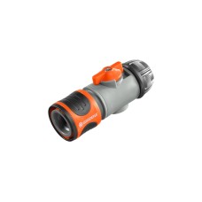 GARDENA Regulierstop 13mm (1/2"), Schlauchstück(grau/orange)