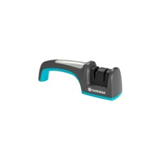 GARDENA Schleifgerät für Messer und Äxte, Messerschärfer(türkis/schwarz)