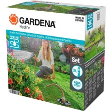 GARDENA Start-Set für Garten-Pipeline, Wasserhahn(mit 2 Wassersteckdosen)