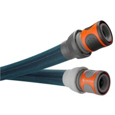 GARDENA Textilschlauch Liano Xtreme 3/4", 30 Meter(dunkelgrau/orange, Modell 2023)