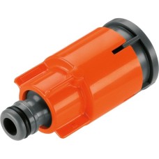 GARDENA Wasserstecker mit Stoppventil 5797-20, Hahnstück(orange/schwarz)
