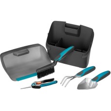 GARDENA city gardening Balkon-Box, Garten-Set(türkis/grau, 5-teilig)