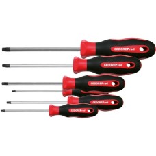 GEDORE Red 2K-Schraubendreher-Satz, 6-teilig(rot/schwarz)