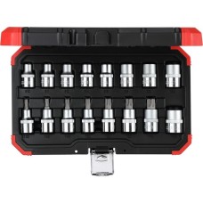 GEDORE Red Steckschlüssel-Satz 1/2", TORX, 16-teilig(rot/schwarz, E10 - T70)