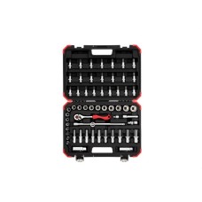 GEDORE Red Steckschlüssel-Satz 3/8", 59-teilig(rot/schwarz, mit Umschalt-Knarre, SW 6mm - 24mm)