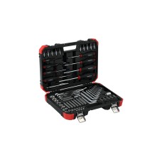 GEDORE Red TORX-Schraubwerkzeugsatz, 1/4" + 1/2", 75-teilig, Werkzeug-Set(rot/schwarz, im Koffer)