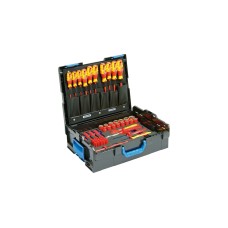 GEDORE VDE Werkzeugsortiment Hybrid, 53-teilig, Werkzeug-Set(rot/gelb, in L-BOXX 136)