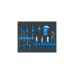 GEDORE Werkzeugwagen Workster WSL-M-TS-172(blau/schwarz, inkl. 172 Werkzeuge)