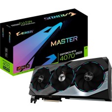 GIGABYTE GeForce RTX 4070 SUPER AORUS MASTER 12G, Grafikkarte(DLSS 3, 3x DisplayPort, 1x HDMI 2.1)