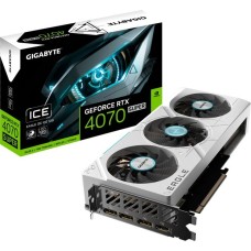 GIGABYTE GeForce RTX 4070 SUPER EAGLE OC ICE 12G, Grafikkarte(weiß, DLSS 3, 3x DisplayPort, 1x HDMI 2.1)