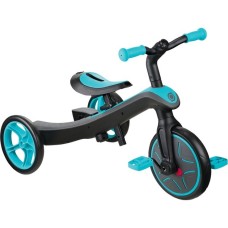 GLOBBER Dreirad Explorer 2 in 1, Kinderfahrzeug(türkis/grau)