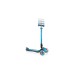 GLOBBER Elite Deluxe mit Leuchtrollen, Scooter(hellblau, Outlet)