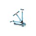 GLOBBER Elite Deluxe mit Leuchtrollen, Scooter(hellblau, Outlet)