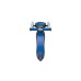 GLOBBER Elite Deluxe mit Leuchtrollen, Scooter(blau)