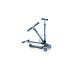 GLOBBER Elite Deluxe mit Leuchtrollen, Scooter(blau)
