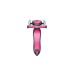 GLOBBER Elite Deluxe mit Leuchtrollen, Scooter(pink/schwarz)