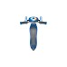 GLOBBER Elite Prime mit Leuchtrollen und Flashlight, Scooter(blau/schwarz)