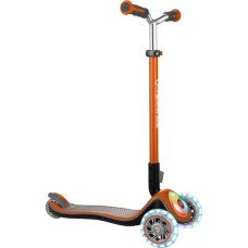 GLOBBER Elite Prime mit Leuchtrollen und Flashlight, Scooter(kupfer/schwarz)
