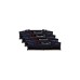 G.Skill DIMM 128 GB DDR4-3200 (4x 32 GB) Quad-Kit, Arbeitsspeicher(schwarz, F4-3200C16Q-128GVK, Ripjaws V, INTEL XMP)