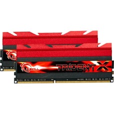 G.Skill DIMM 16 GB DDR3-2400 (2x 8 GB) Dual-Kit, Arbeitsspeicher(F3-2400C10D-16GTX, TridentX, INTEL XMP, Retail)
