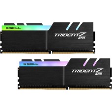 G.Skill DIMM 16 GB DDR4-3200 (2x 8 GB) Dual-Kit, Arbeitsspeicher(schwarz, F4-3200C14D-16GTZRX, Trident Z RGB, INTEL XMP)
