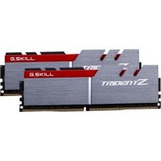 G.Skill DIMM 16 GB DDR4-3200 (2x 8 GB) Dual-Kit, Arbeitsspeicher(grau/rot, F4-3200C16D-16GTZB, Trident Z, INTEL XMP)