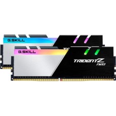 G.Skill DIMM 16 GB DDR4-3600 (2x 8 GB) Dual-Kit, Arbeitsspeicher(schwarz/silber, F4-3600C14D-16GTZNA, Trident Z Neo, INTEL XMP)