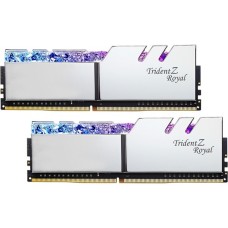 G.Skill DIMM 16 GB DDR4-3600 (2x 8 GB) Dual-Kit, Arbeitsspeicher(silber, F4-3600C14D-16GTRSB, Trident Z Royal, INTEL XMP)