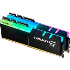 G.Skill DIMM 16 GB DDR4-4000 (2x 8 GB) Dual-Kit, Arbeitsspeicher(schwarz, F4-4000C17D-16GTZR, Trident Z RGB, INTEL XMP)