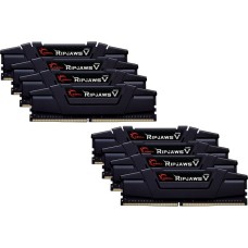 G.Skill DIMM 256 GB DDR4-3600 (8x 32 GB) Octo-Kit, Arbeitsspeicher(F4-3600C18Q2-256GVK, Ripjaws V, INTEL XMP)