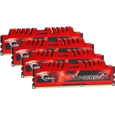 G.Skill DIMM 32 GB DDR3-1600 (4x 8 GB) Quad-Kit, Arbeitsspeicher(F3-12800CL10Q-32GBXL, Ripjaws, Lite Retail)