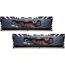 G.Skill DIMM 32 GB DDR4-2400 (2x 16 GB) Dual-Kit, Arbeitsspeicher(F4-2400C15D-32GFX, Flare X, INTEL XMP)