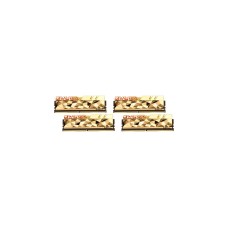 G.Skill DIMM 32 GB DDR4-3600 (4x 8 GB) Quad-Kit, Arbeitsspeicher(gold (glänzend), F4-3600C16Q-32GTEGC, Trident Z Royal Elite, INTEL XMP)
