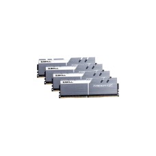 G.Skill DIMM 32 GB DDR4-4133 (4x 8 GB) Quad-Kit, Arbeitsspeicher(silber/weiß, F4-4133C19Q-32GTZSWF, Trident Z, INTEL XMP)