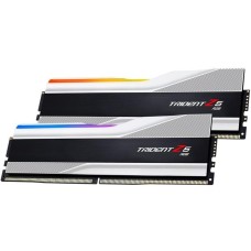 G.Skill DIMM 32 GB DDR5-7200 (2x 16 GB) Dual-Kit, Arbeitsspeicher(silber, F5-7200J3445G16GX2-TZ5RS, Trident Z5 RGB, INTEL XMP)