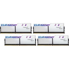 G.Skill DIMM 64 GB DDR4-3600 (4x 16 GB) Quad-Kit, Arbeitsspeicher(silber, F4-3600C18Q-64GTRS, Trident Z Royal, INTEL XMP)