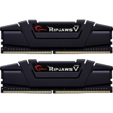 G.Skill DIMM 64 GB DDR4-4400 (2x 32 GB) Dual-Kit, Arbeitsspeicher(schwarz, F4-4400C19D-64GVK, Ripjaws V, INTEL XMP)